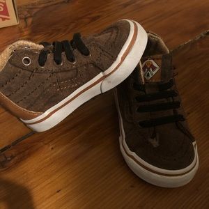 Brown Vans High Top Toddler 4.5